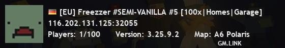 [EU] Freezzer #SEMI-VANILLA #5 [100x|Homes|Garage]