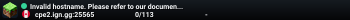 Invalid hostname. Please refer to our documentation at docs.tcpshield.com