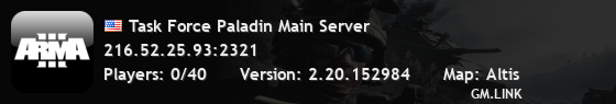 Task Force Paladin Main Server