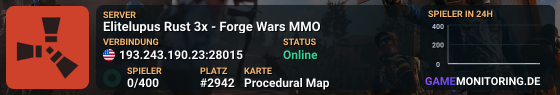 Elitelupus Rust 3x - Forge Wars MMO
