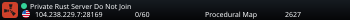 Private Rust Server Do Not Join