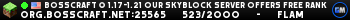 BOSSCRAFT ☺ 1.17-1.21 Our Skyblock Server Offers Free Ranks!