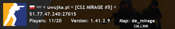 ██ ★ uwujka.pl ★ [CS2 MIRAGE #5] ⚫