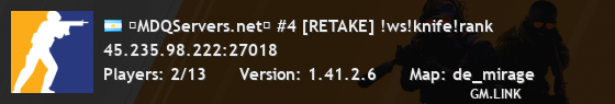 ⭐MDQServers.net⭐ #4 [RETAKE] !ws!knife!rank