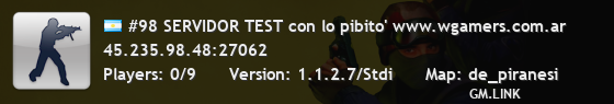 #98 SERVIDOR TEST con lo pibito' www.wgamers.com.ar