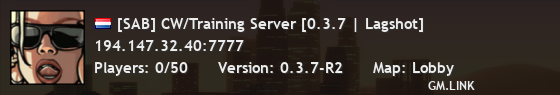 [SAB] CW/Training Server [0.3.7 | Lagshot]