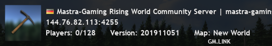 Mastra-Gaming Rising World Community Server | mastra-gaming.de
