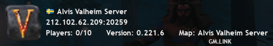 Alvis Valheim Server