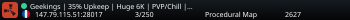 Geekings | Vanilla | Huge 6K | PVP/Chill | Monthly