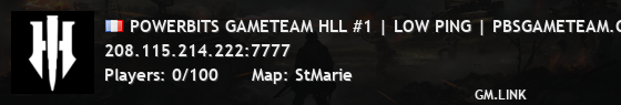 POWERBITS GAMETEAM HLL #1 | LOW PING | PBSGAMETEAM.COM
