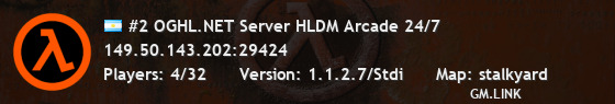 #2 OGHL.NET Server HLDM Arcade 24/7
