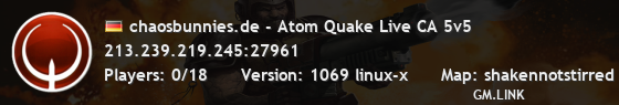 chaosbunnies.de - Atom Quake Live CA 5v5