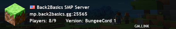 Back2Basics SMP Server