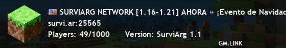 SURVIARG NETWORK [1.16-1.21] AHORA » ¡Evento de Navidad!