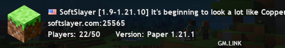 SoftSlayer [1.9-1.21.10] It's beginning to look a lot like Copper.
