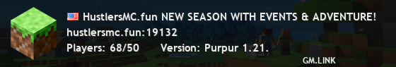 HustlersMC.fun NEW SEASON WITH EVENTS & ADVENTURE!