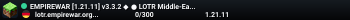 EMPIREWAR [1.21.11] v3.3.2 ◆ ● LOTR Middle-Earth Castle Siege ●