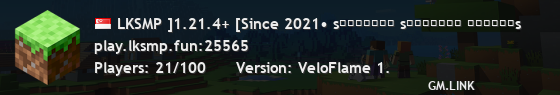 LKSMP ]1.21.4+ [Since 2021• ᴄʜʀɪsᴛᴍᴀs sᴀʟᴇ 25% ᴏғғ ᴠɪᴘ ʀᴀɴᴋs