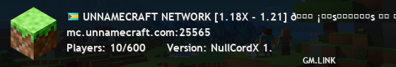 UNNAMECRAFT NETWORK [1.18X - 1.21] 🟆 ¡ᴅᴇsᴄᴜᴇɴᴛᴏs ᴇɴ ɴᴜᴇsᴛʀᴀ ᴛɪᴇɴᴅᴀ! 🟆