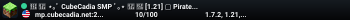 🌸 🍄 ⋆｡ﾟ CubeCadia SMP ﾟ｡⋆ 🍄 🌸 [1.21] ▢ Storm Crate lands 10% OFF SALE discord.gg/smp