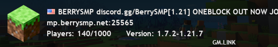 BERRYSMP discord.gg/BerrySMP[1.21] ONEBLOCK OUT NOW JOIN TODAY-