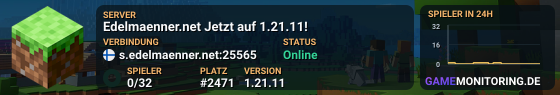 Edelmaenner.net Jetzt auf 1.21.11!