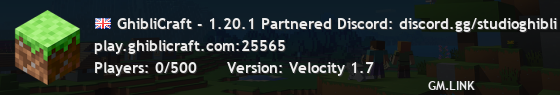 GhibliCraft - 1.20.1 Partnered Discord: discord.gg/studioghibli