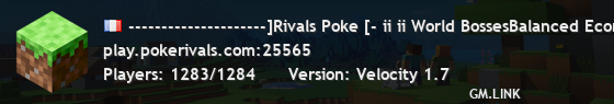---------------------]Rivals Poke [- ii ii World BossesBalanced Economy Missions/Teams