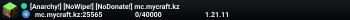 [Anarchy!] [NoWipe!] [NoDonate!] mc.mycraft.kz