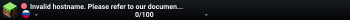 Invalid hostname. Please refer to our documentation at docs.tcpshield.com