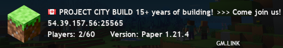 PROJECT CITY BUILD 15+ years of building! >>> Come join us! 1.21.4 ][