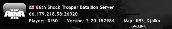 86th Shock Trooper Batallion Server