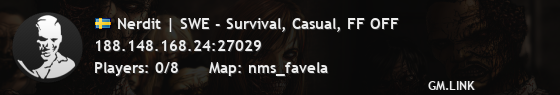 Nerdit | SWE - Survival, Casual, FF OFF