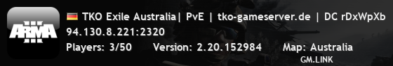 TKO Exile Australia| PvE | tko-gameserver.de | DC rDxWpXb