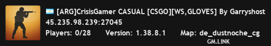 [ARG]CrisisGamer CASUAL [CSGO][WS,GLOVES] By Garryshost