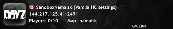 SandboxNamalsk (Vanilla HC settings)