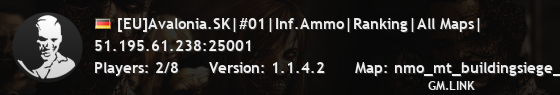 [EU]Avalonia.SK|#01|Inf.Ammo|Ranking|All Maps|