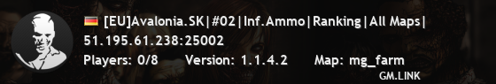 [EU]Avalonia.SK|#02|Inf.Ammo|Ranking|All Maps|