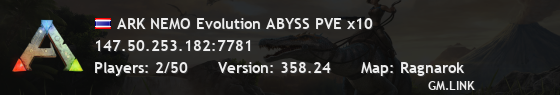 ARK NEMO Evolution ABYSS PVE x10