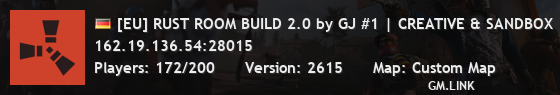 [EU] RUST ROOM BUILD 2.0 by GJ #1 | CREATIVE & SANDBOX