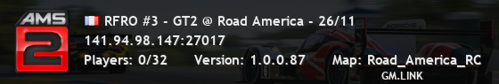 RFRO #3 - GT2 @ Road America - 26/11