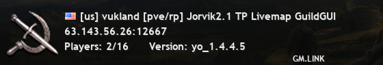 [us] vukland [pve/rp] Jorvik2.1 TP Livemap GuildGUI