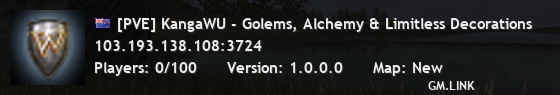 [PVE] KangaWU - Golems, Alchemy & Limitless Decorations