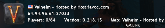Valheim - Hosted by HostHavoc.com