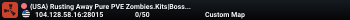 {USA} Rusting Away Pure PVE Zombies.Kits|Boss Monsters|Events|B