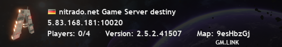 nitrado.net Game Server destiny