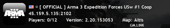 � [ OFFICIAL ] Arma 3 Expedition Forces USw #1 Coop