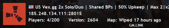 US Vex.gg 2x Solo/Duo | Shared BPs | 50% Upkeep | Max 2|x2