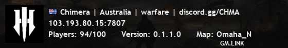 Chimera | Australia | warfare | discord.gg/CHMA