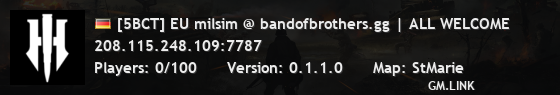 [5BCT] EU milsim @ bandofbrothers.gg | ALL WELCOME